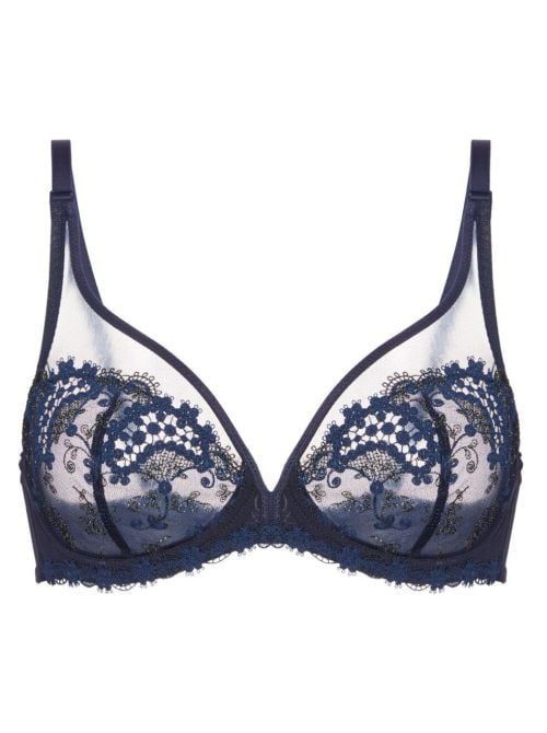 Wish Reggiseno a balconcino con ferretto, zaffiro