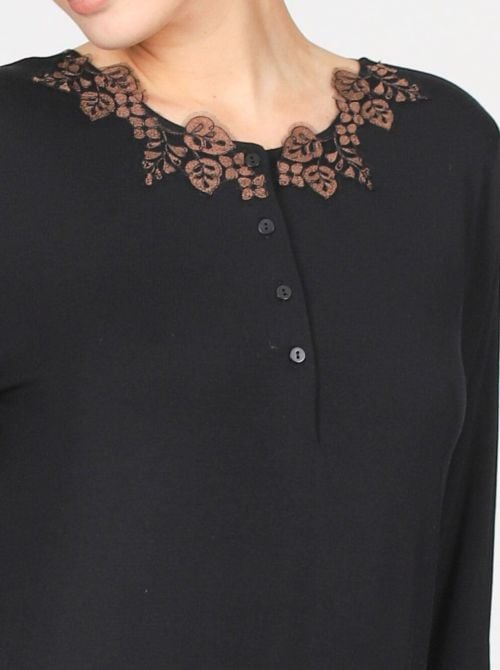 Daria Women's long nightdress in modal