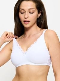Amourette N01 Reggiseno Minimizer Senza Ferretto, bianco