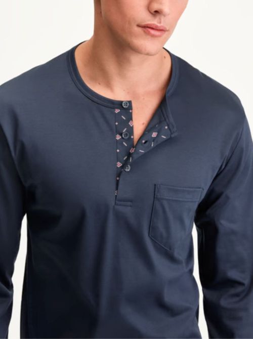 Pigiama Lungo Uomo Relax Selected in Swiss Cotton