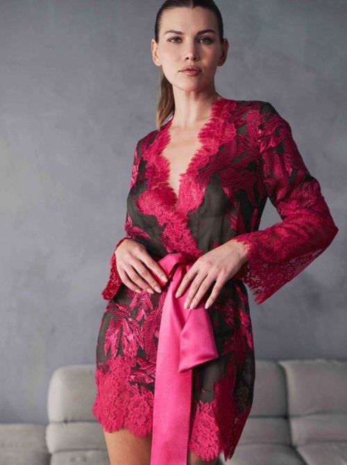 Barbara vestaglia in seta