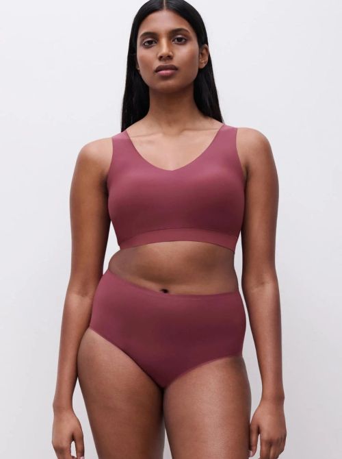 SoftStretch top imbottito, sienne