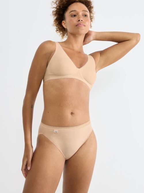 Slip Basic Tai 2 Slip in cotone, nudo SLOGGI
