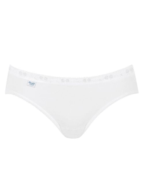 Sloggi Basic Mini 2 slip in cotone, bianchi