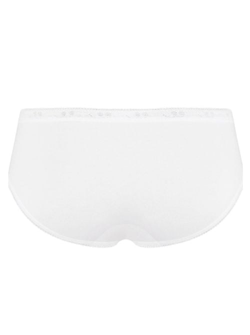 Sloggi Basic Mini 4 slip in cotone, bianchi