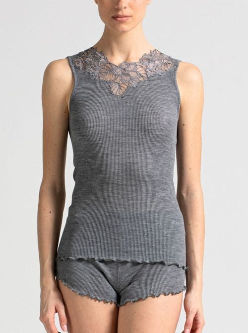 Bridget Wool & Silk Lace Tank Top