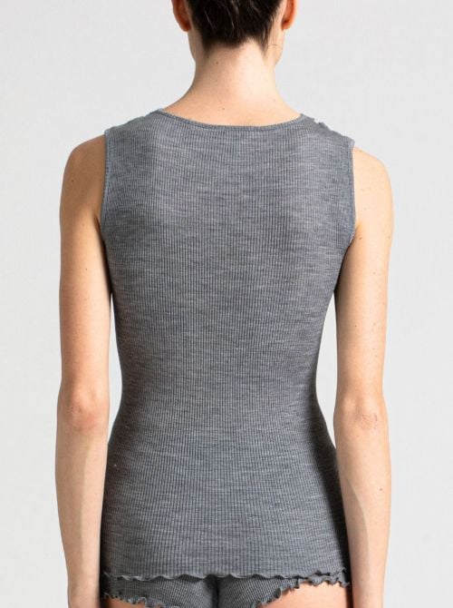 Bridget Wool & Silk Lace Tank Top