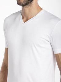 Impetus doppia maglia | Cotone Mak&ograve; premium, bianco