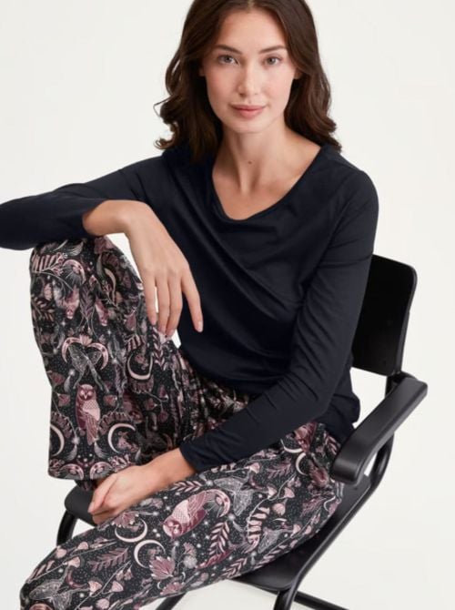 Favourites Botanic t-shirt a manica lunga