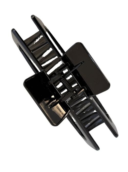 Mollettone per Capelli nero lucido 13 cm