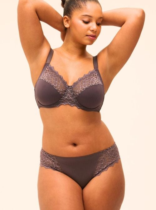 Caresse Reggiseno minimizer con ferretto, grafite