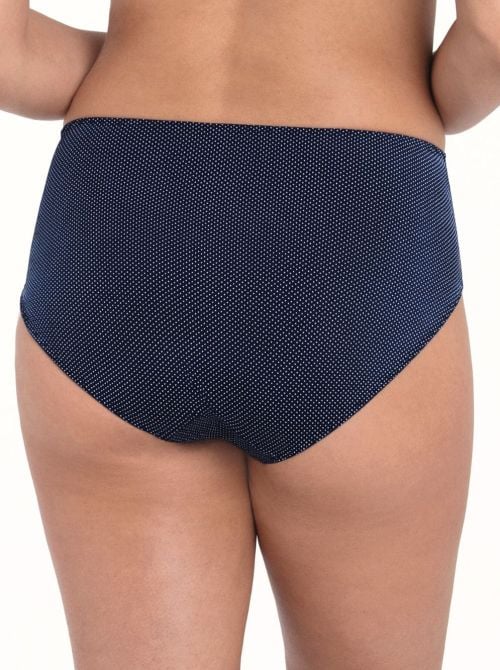 Orely slip a vita alta, blu