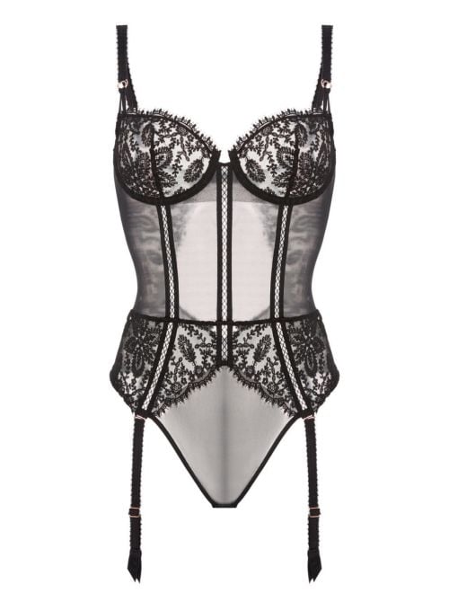 Pr&eacute;cieuse Body in Pizzo Ricamato con Ferretto