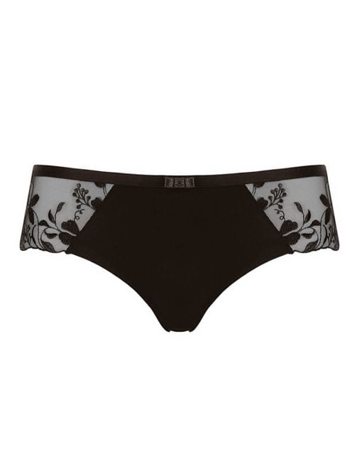 Sexy Angel Spotlight Hip culotte a vita bassa, nero