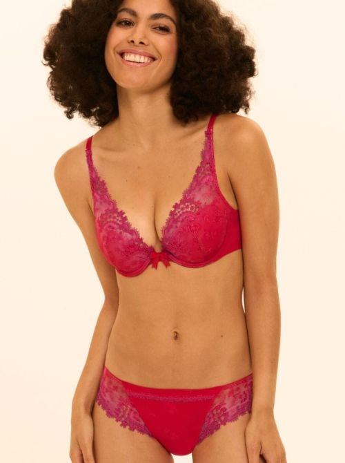 Wish Reggiseno push-up a triangolo, rainbow red