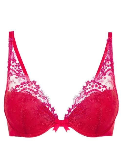 Wish Reggiseno push-up a triangolo, rainbow red
