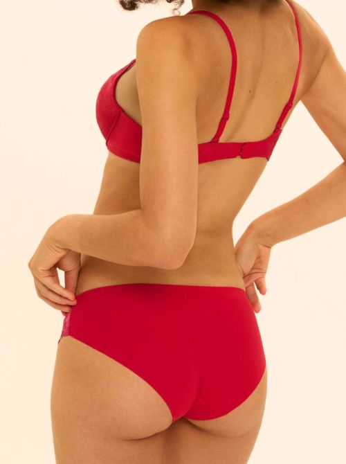 Wish Slip classico in pizzo, rainbow red
