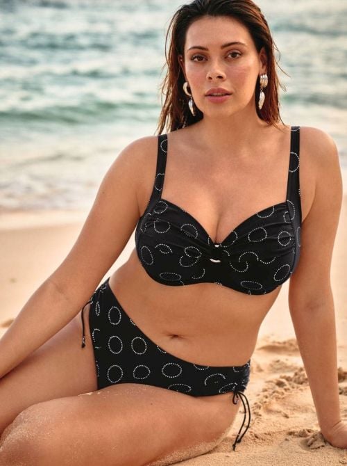 Elna Top reggiseno mare, nero