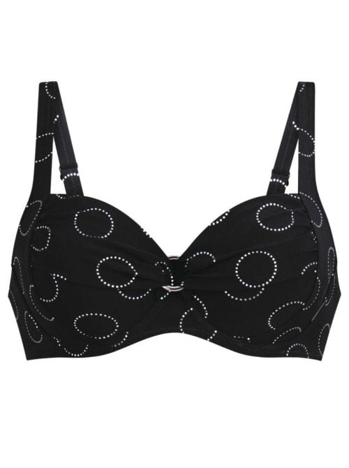 Elna Top reggiseno mare, nero