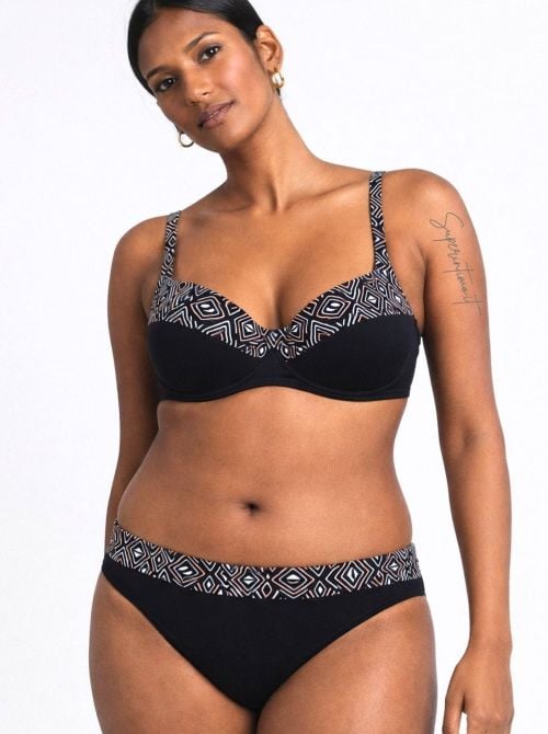 Chiara slip per bikini, nero oro ANITA BEACHWEAR