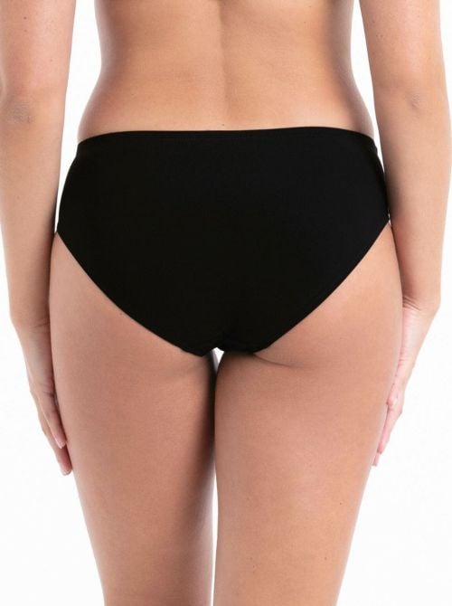 Chiara slip per bikini, nero oro