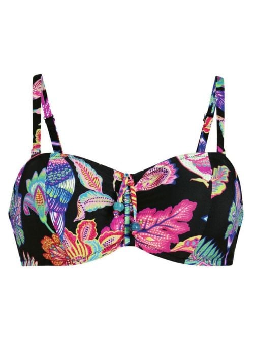 Ella reggiseno per bikini a fascia, nero