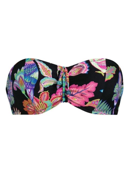 Ella reggiseno per bikini a fascia, nero