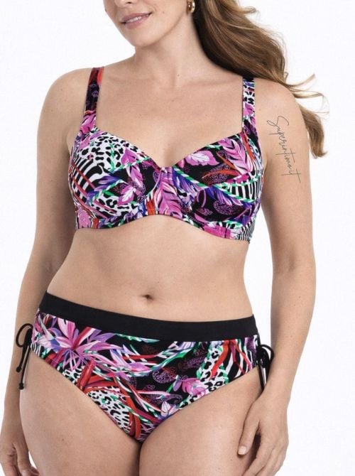 Nina slip per bikini, magenta