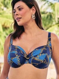 Hermine reggiseno per bikini, denim