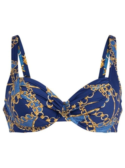 Hermine bikini bra, denim