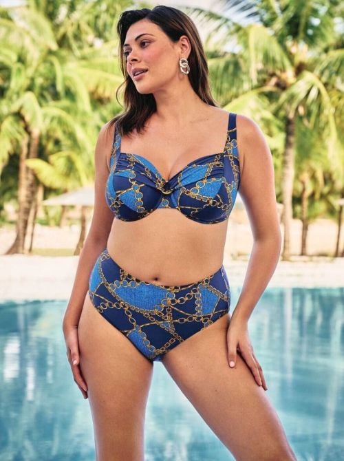 Peggy slip per bikini, denim