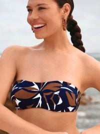 Bella reggiseno a fascia per bikini