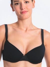 MissLejaby Reggiseno liscio con ferretto, nero