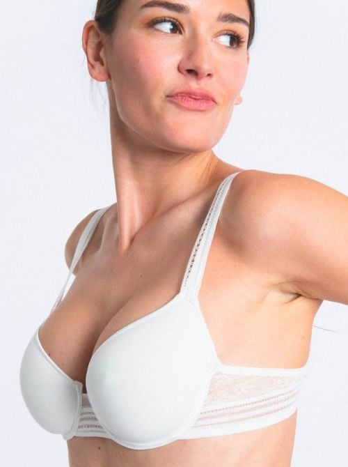 MissLejaby Reggiseno liscio con ferretto, avorio