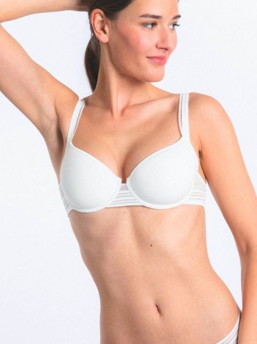 MissLejaby Reggiseno liscio con ferretto, avorio