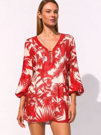 Palmaria abito mare, creme rouge