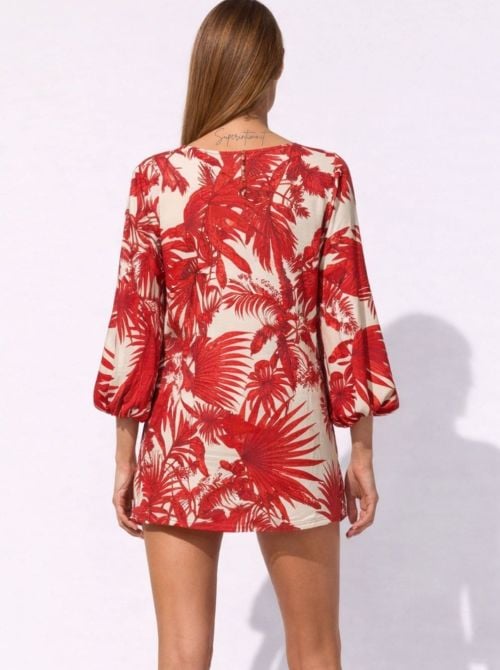 Palmaria abito mare, creme rouge