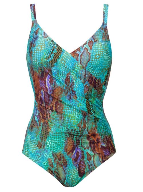 Aquatic Reptile Costume intero senza ferretto, aqua python