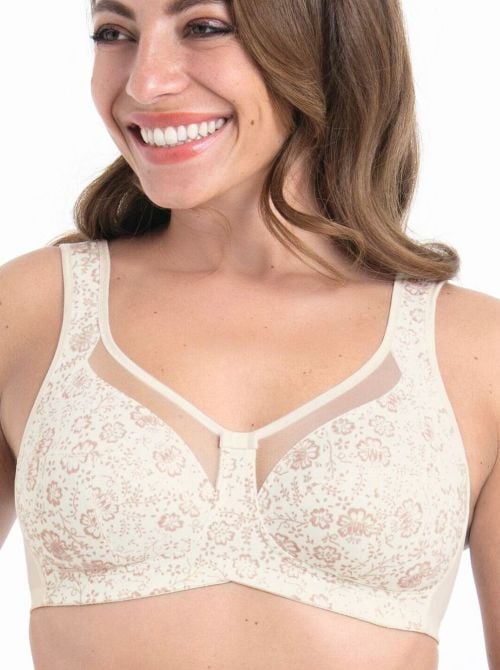Clara Art Reggiseno senza ferretto, cristallo