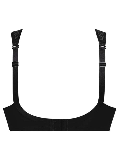 Clara Art Reggiseno senza ferretto coppa liscia, nero antracite