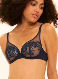 Saga Reggiseno a balconcino con ferretto, blue zaffiro