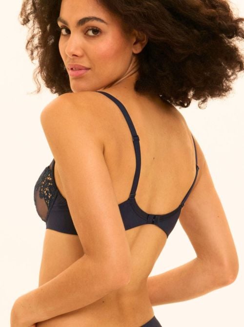 Saga Reggiseno a balconcino con ferretto, blue zaffiro
