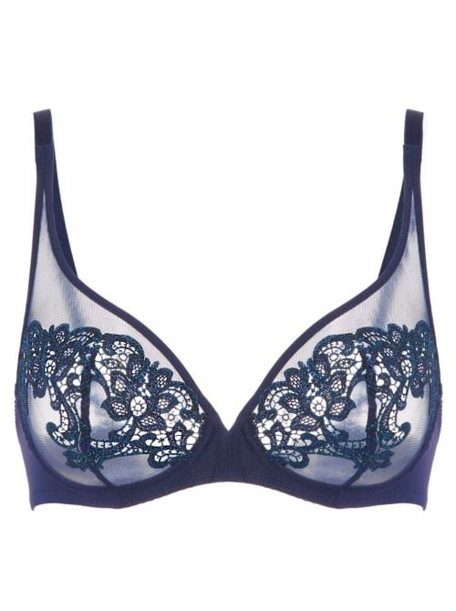 Saga Reggiseno a balconcino con ferretto, blue zaffiro