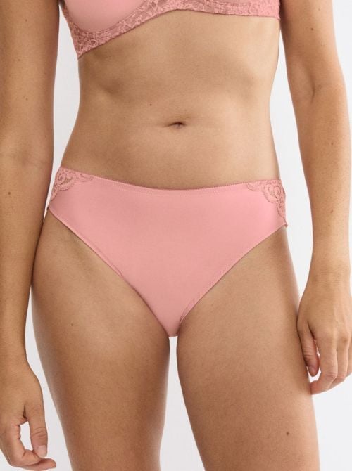 Amourette Tai slip, cherry rose