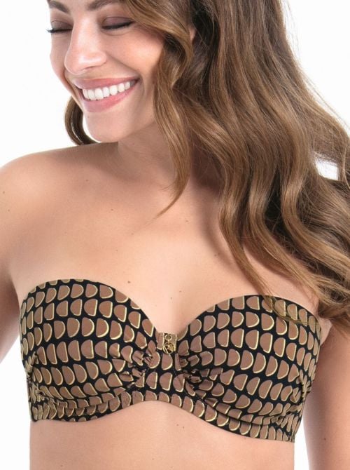 Cosima reggiseno per bikini a fascia ROSA FAIA BEACHWEAR