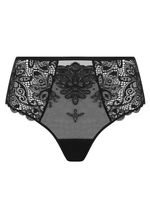 Diva Glamour slip alto, nero