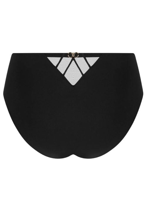 Diva Glamour slip alto, nero