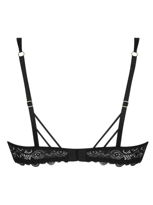 Diva Glamour reggiseno a balconcino, nero