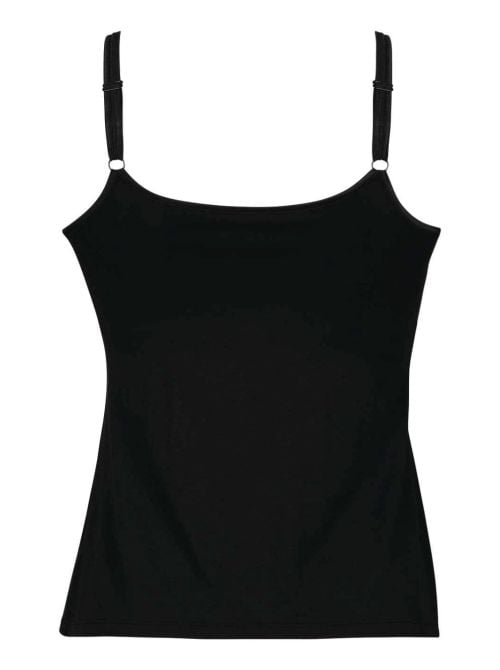 Amica canotta con coppe integrate, nero