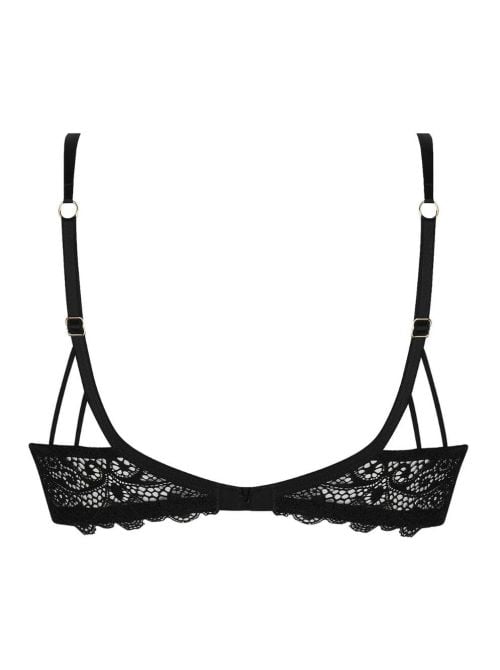 Diva Glamour reggiseno con ferretto, nero